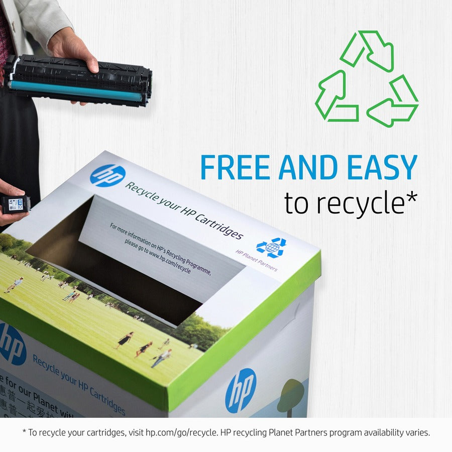 HP 504X (CE250X) Original Laser Toner Cartridge - Single Pack - Black - 1 Each