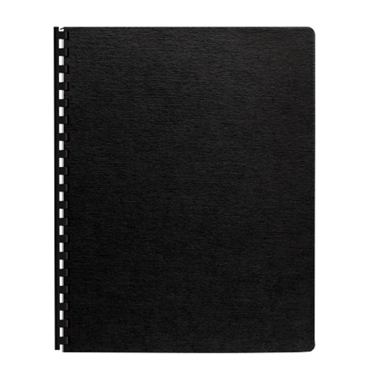 Fellowes Expressions Oversize Linen Presentation Covers - Black