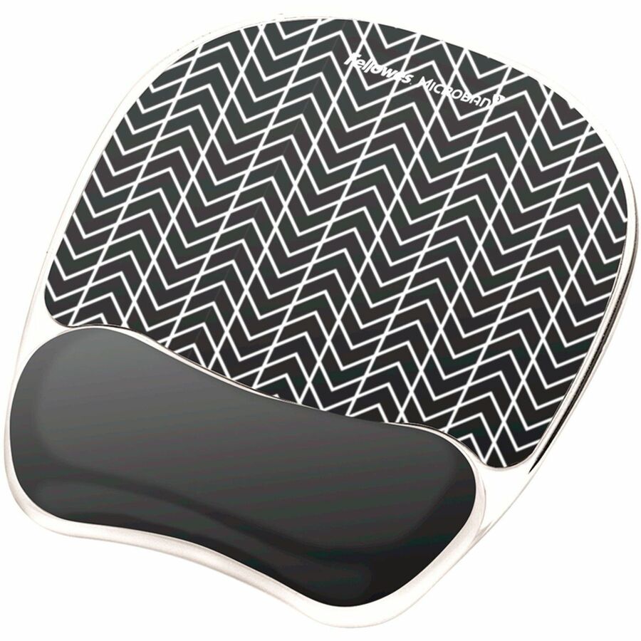 Fellowes PlushTouch Microban Mouse Pad Wrist Rest