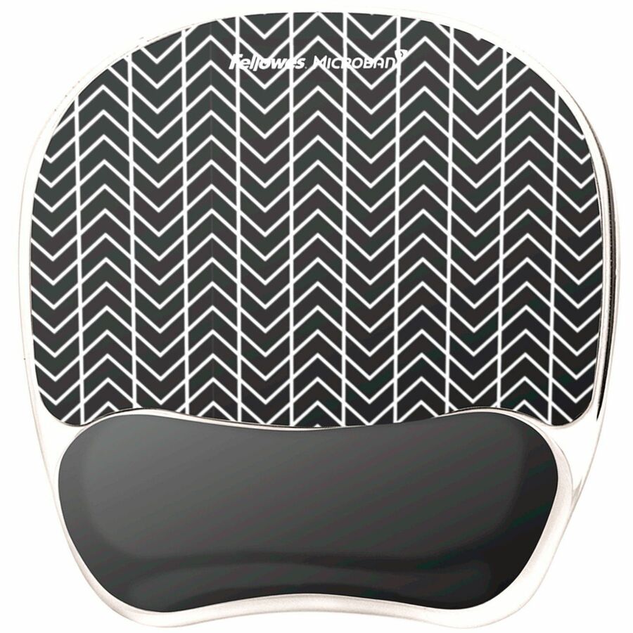Fellowes PlushTouch Microban Mouse Pad Wrist Rest