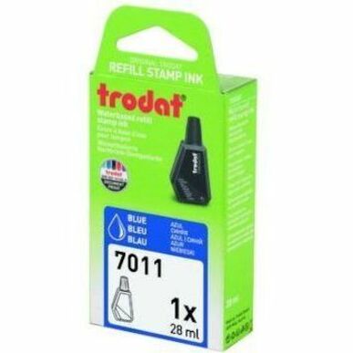 Trodat 7011 Stamp Pad Ink 28ml - Blue