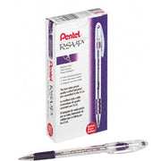 Pentel R.S.V.P. Violet 1.0mm Ballpoint Stick Pen Bx of 12