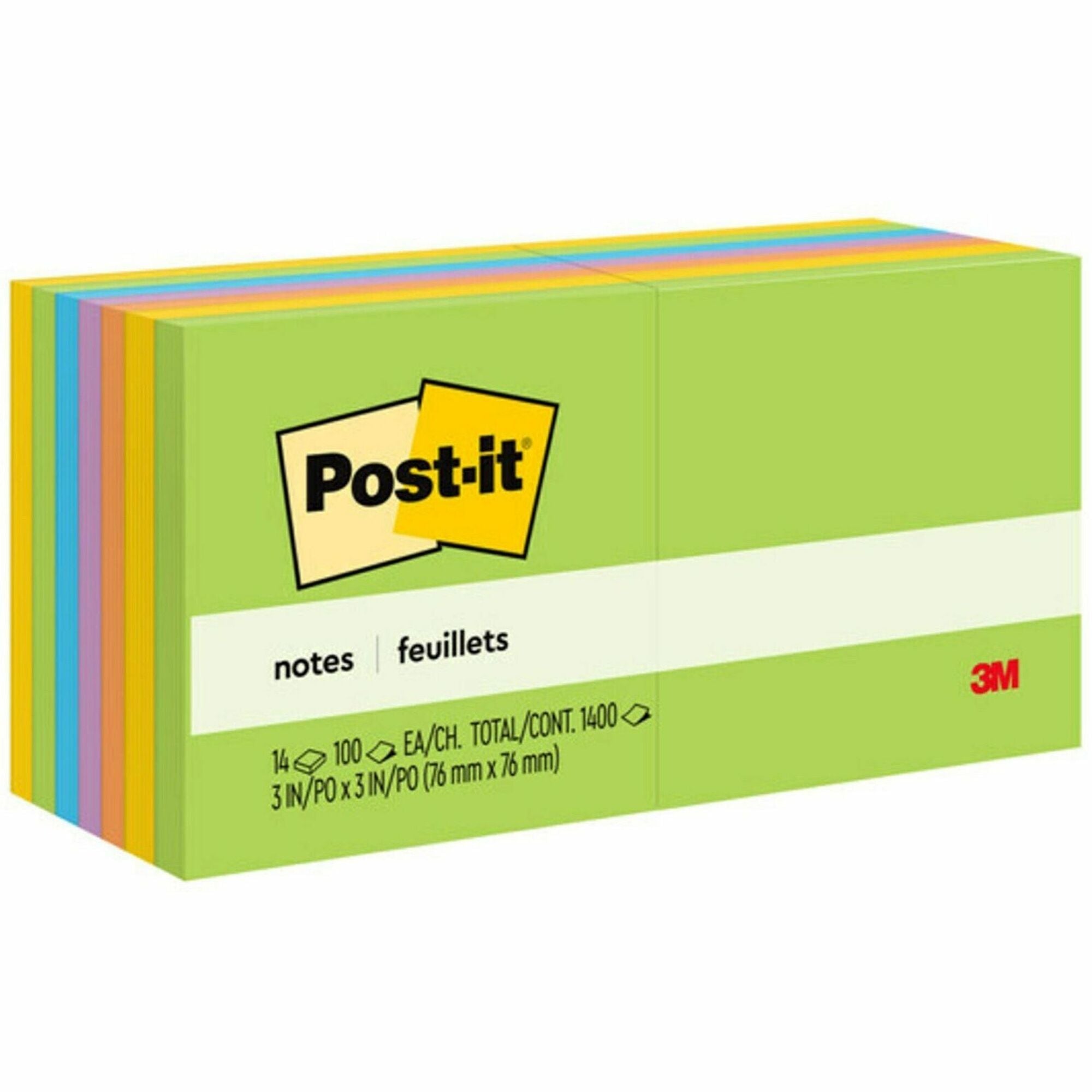 Post-it Notes - Floral Fantasy Color Collection - 5-Pack (76.20 mm)