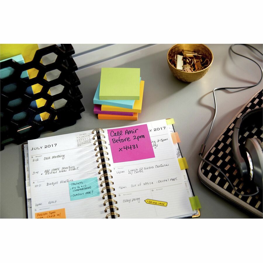 Post-it&reg; Notes - Floral Fantasy Color Collection - 5-Pack
