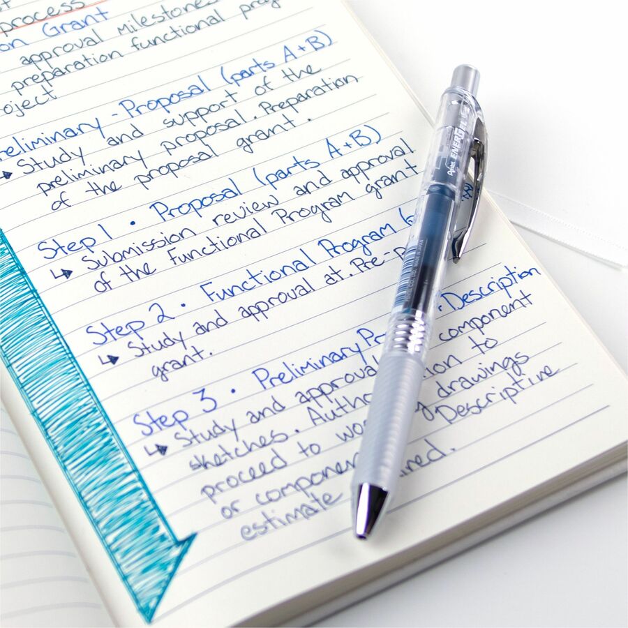 Pentel EnerGel InFree Retractable Gel Pen — 0.5 mm Needle Tip