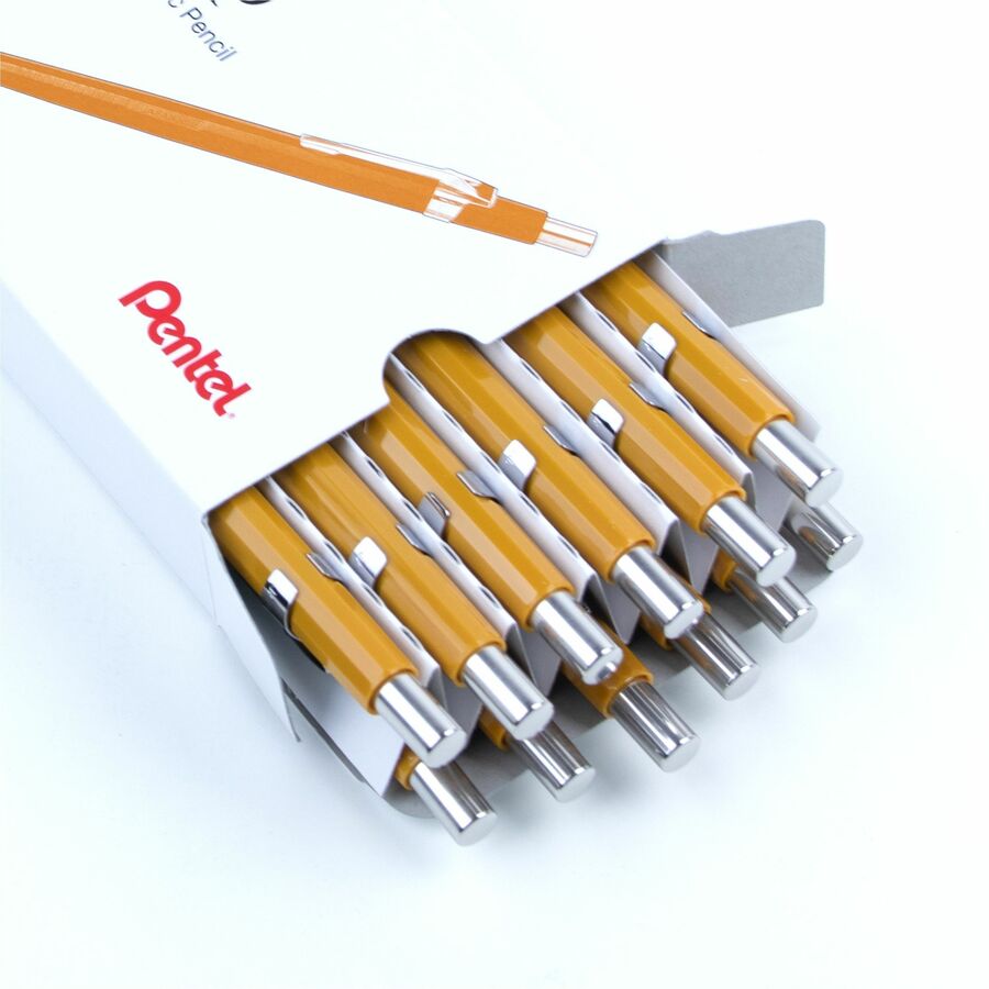 Porte-mine Pentel P200, 0,9 mm, HB gras – Corps jaune