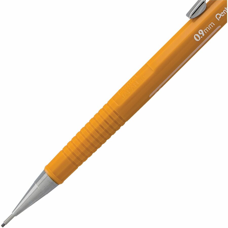 Porte-mine Pentel P200, 0,9 mm, HB gras – Corps jaune