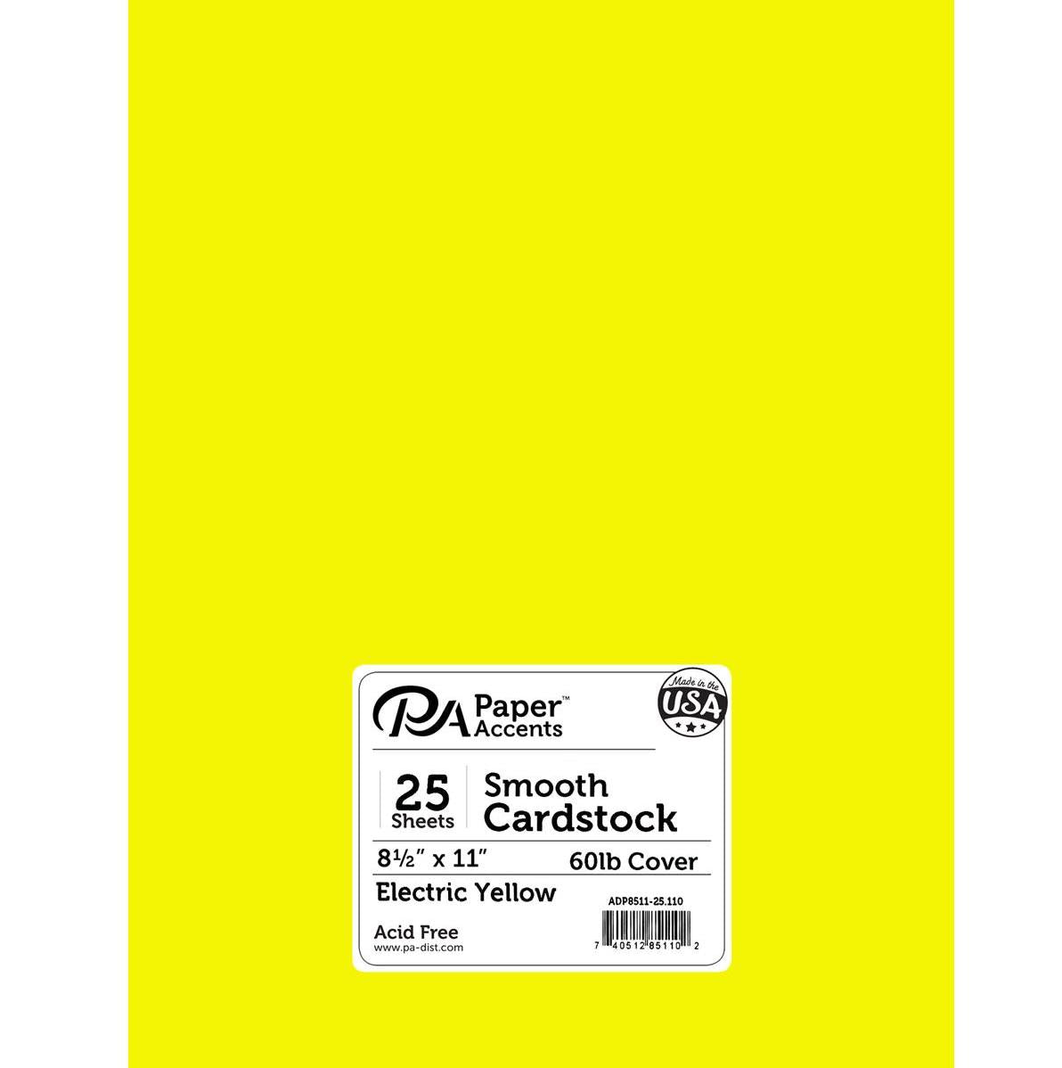 Cardstock 8.5x11" Single Colour 25pks