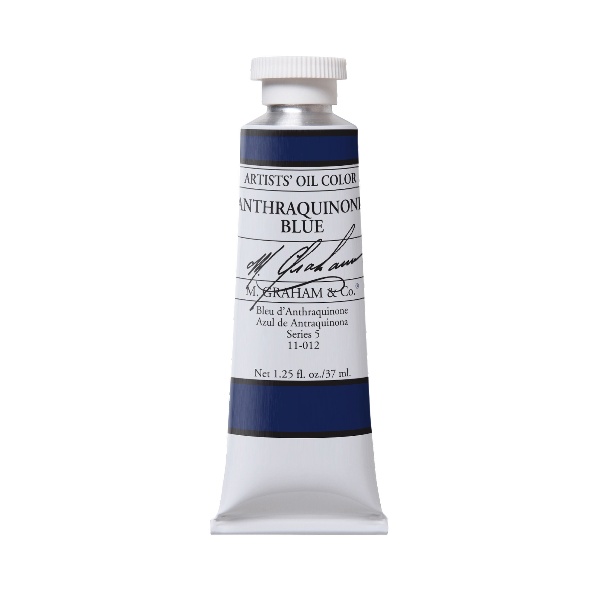 M. Graham Artists' Oil Colour - Anthraquinone Blue, 37 ml tube