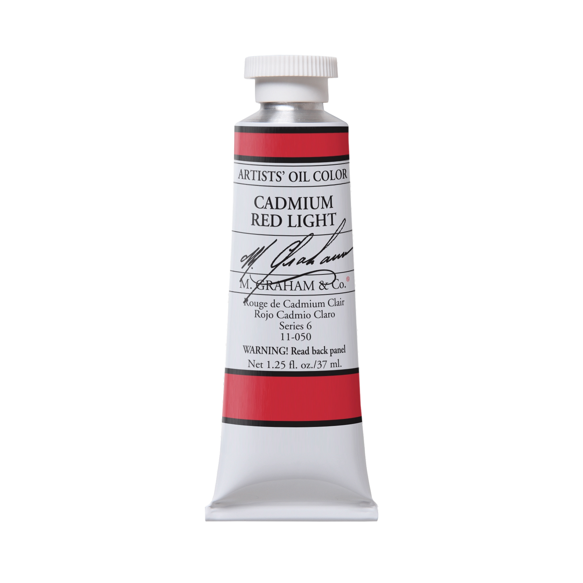 M. Graham Artists' Oil Colour - Cadmium Red Light, 37 ml tube