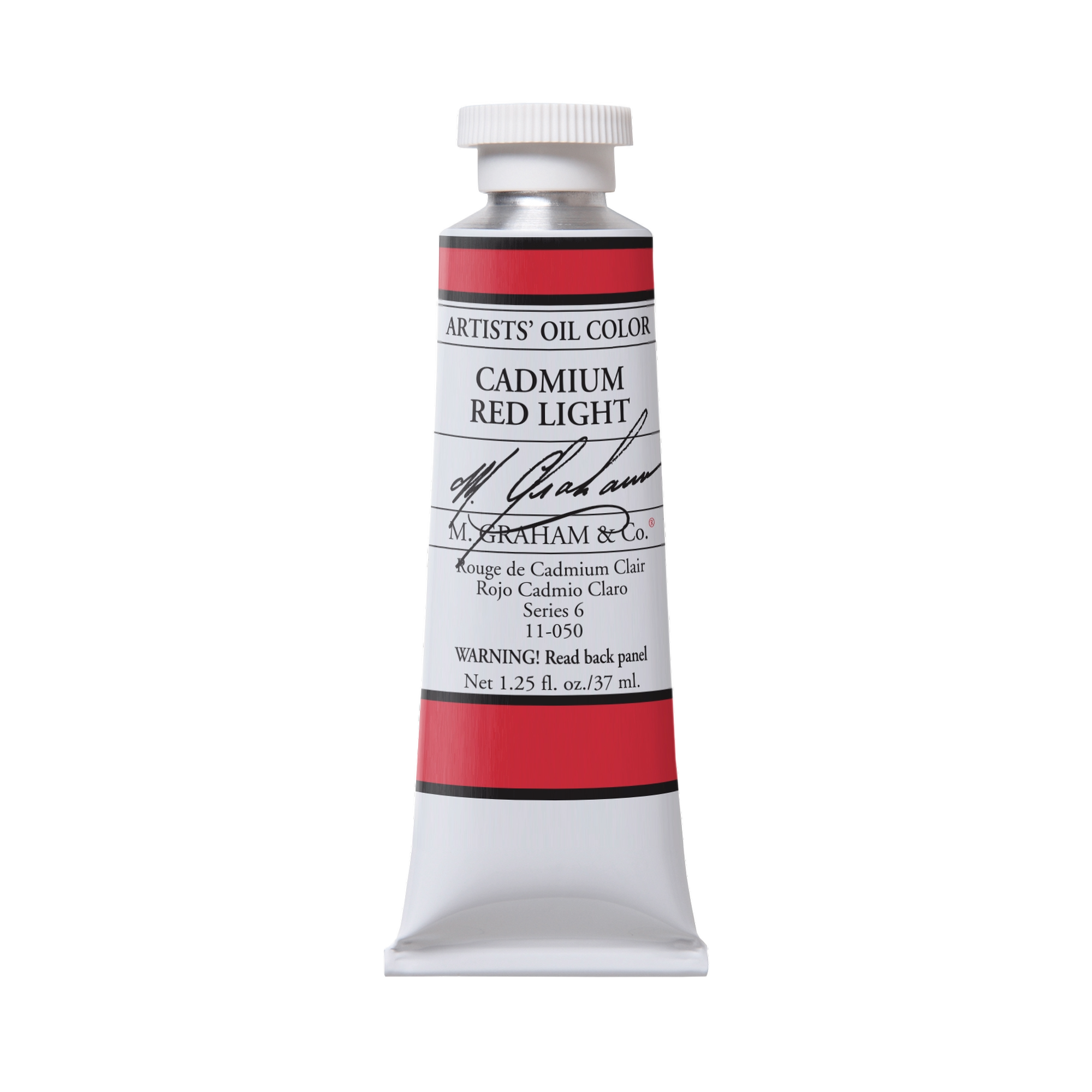 M. Graham Artists' Oil Colour - Cadmium Red Light, 37 ml tube