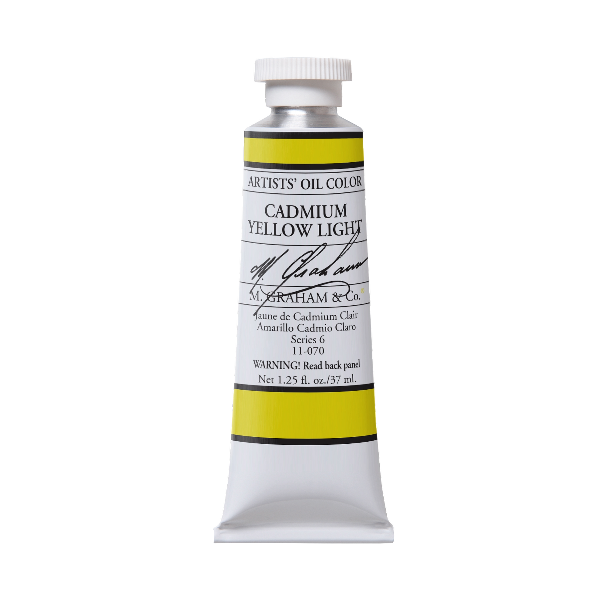 M. Graham Artists' Oil Colour - Cadmium Yellow Light, 37 ml tube