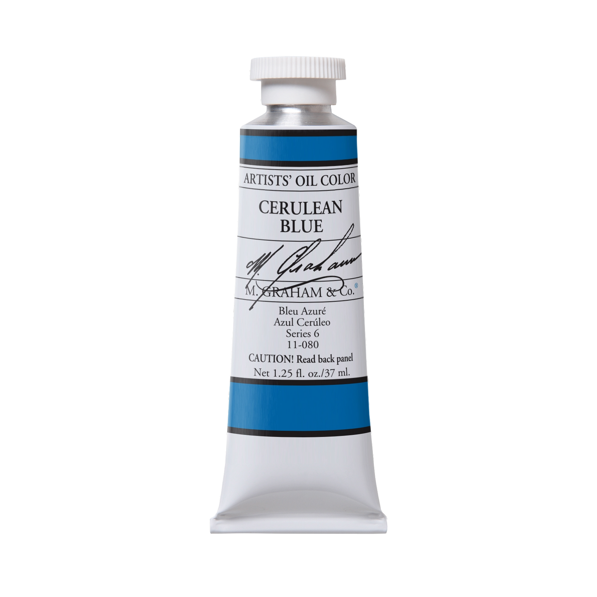 M. Graham Artists' Oil Colour - Cerulean Blue, 37 ml tube