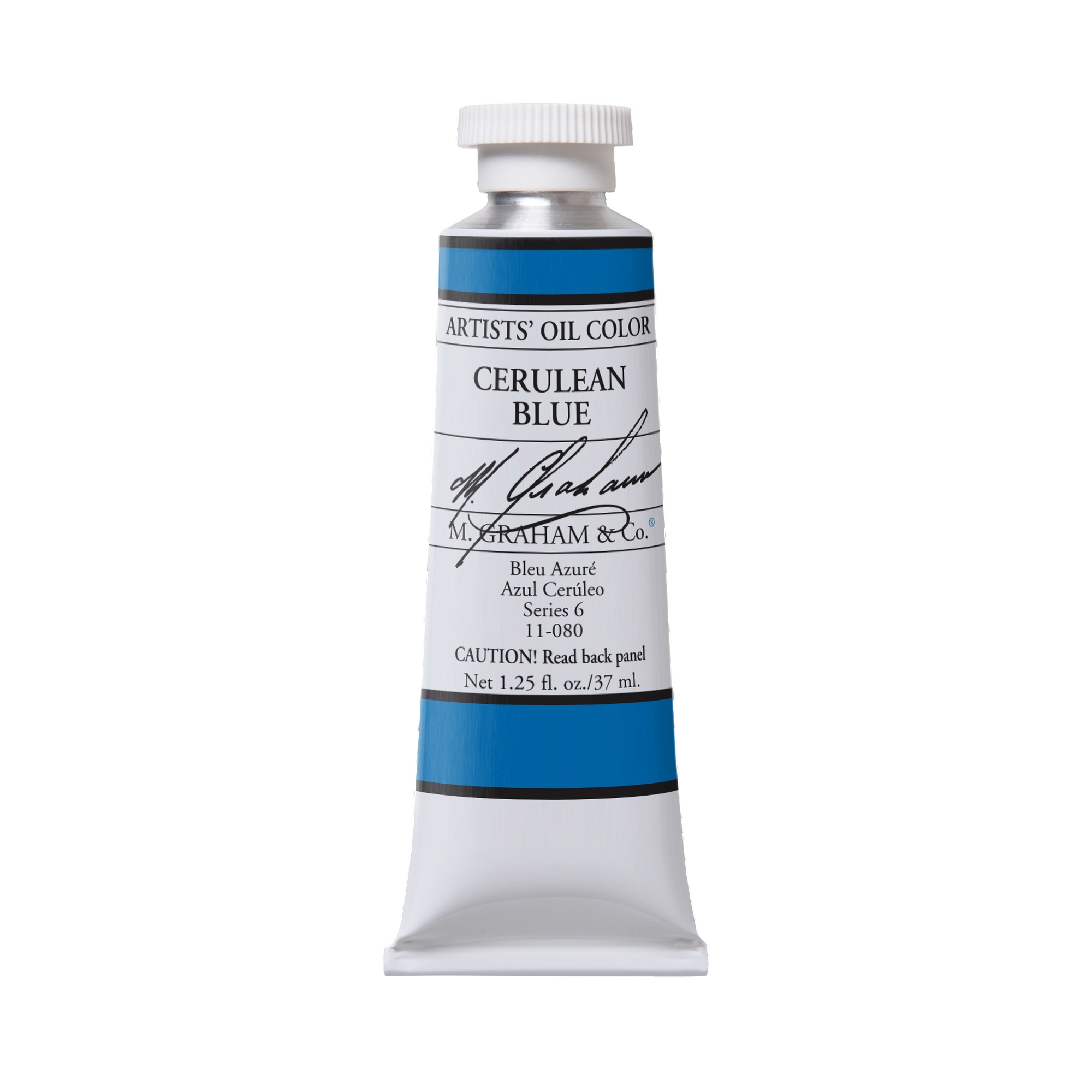 M. Graham Artists' Oil Colour - Cerulean Blue, 37 ml tube