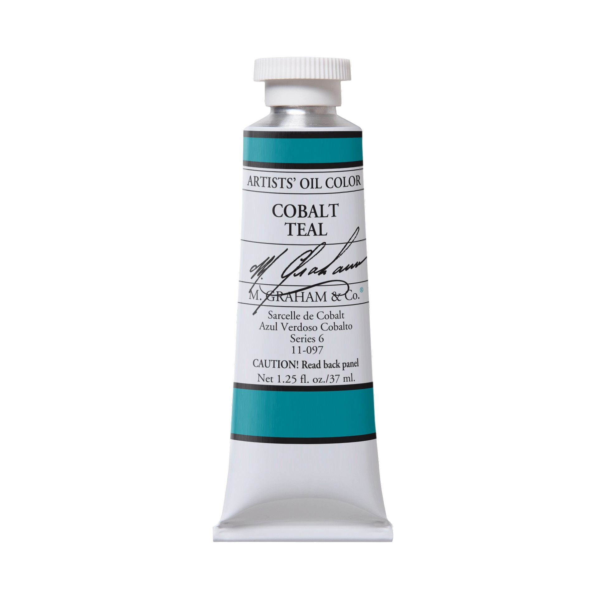 M. Graham Artists' Oil Colour - Cobalt Teal, 37 ml tube