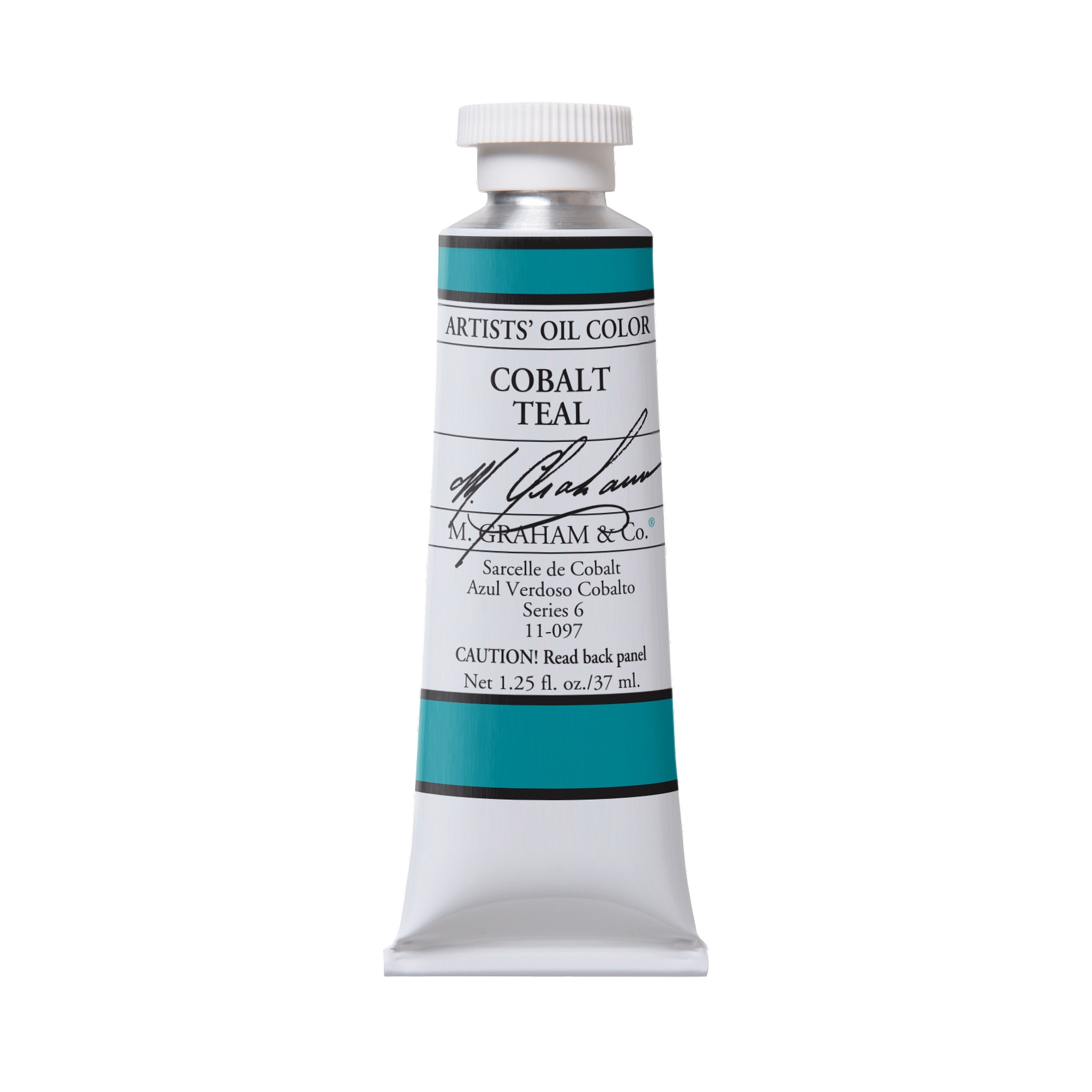M. Graham Artists' Oil Colour - Cobalt Teal, 37 ml tube