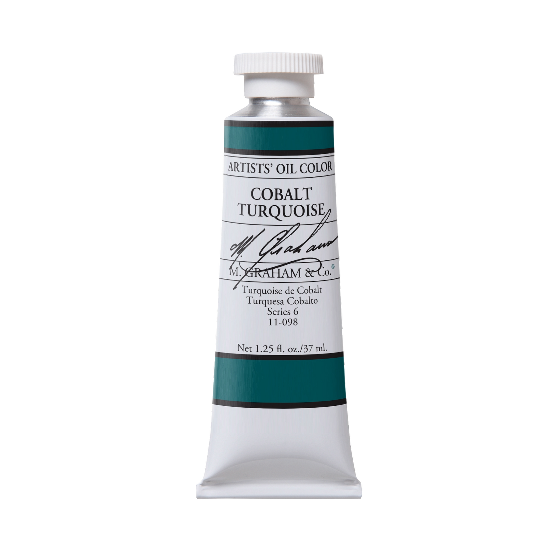 M. Graham Artists' Oil Colour - Cobalt Turquoise, 37 ml tube