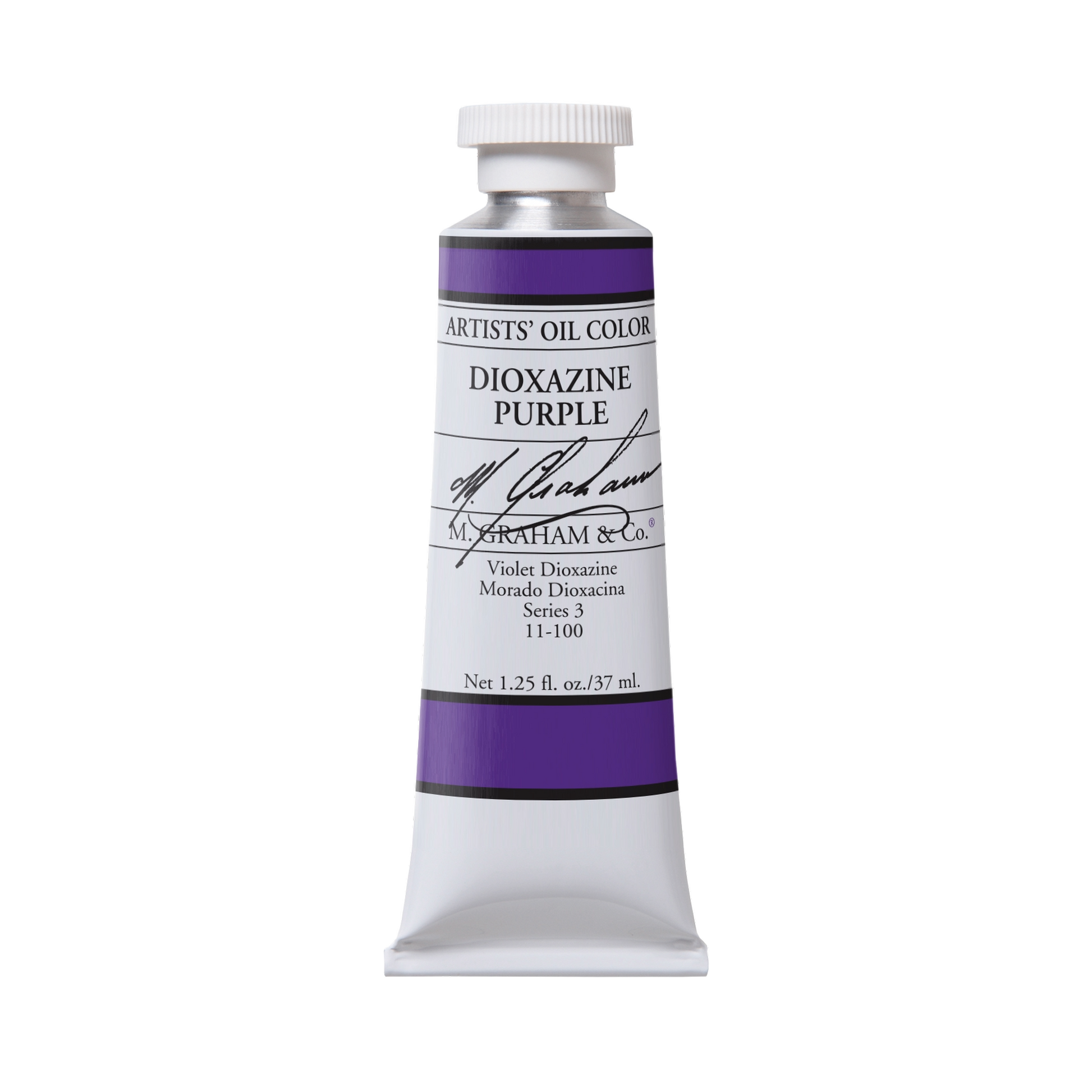 M. Graham Artists' Oil Colour - Dioxazine Purple, 37 ml tube