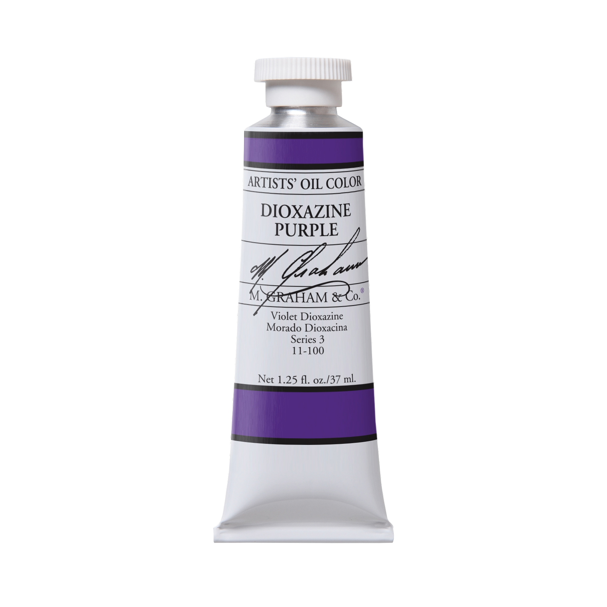 M. Graham Artists' Oil Colour - Dioxazine Purple, 37 ml tube