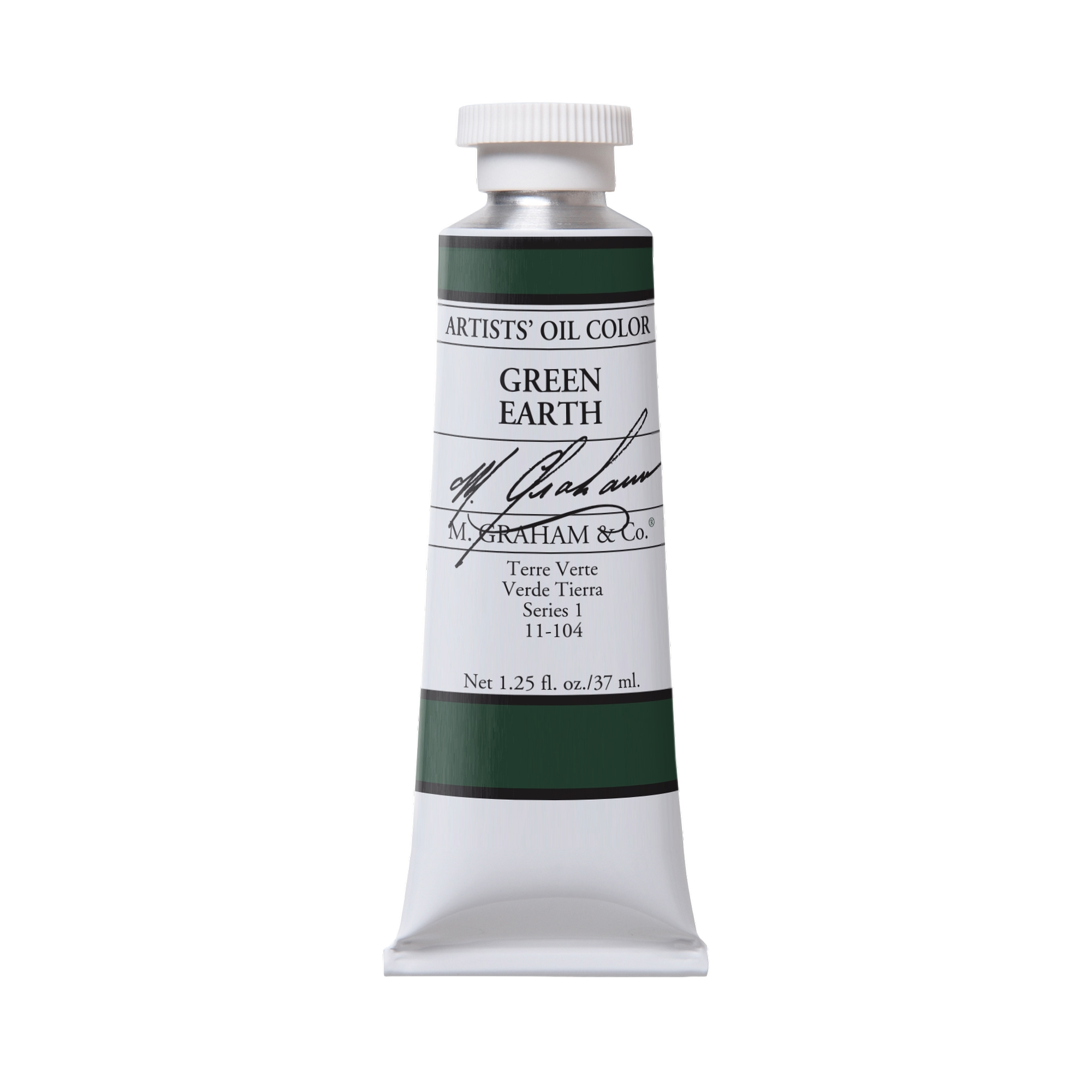 M. Graham Artists' Oil Colour - Green Earth, 37 ml tube