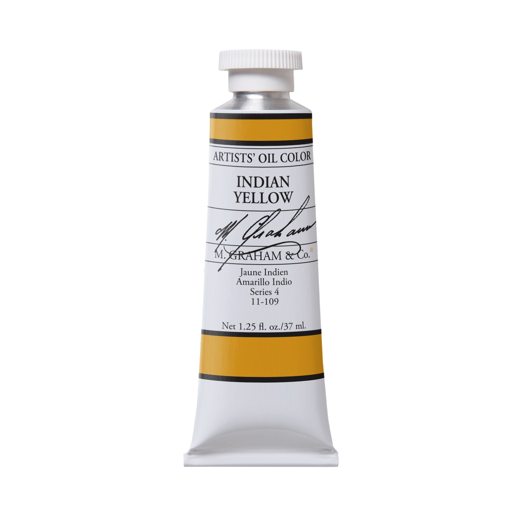 M. Graham Artists' Oil Colour - Indian Yellow, 37 ml tube