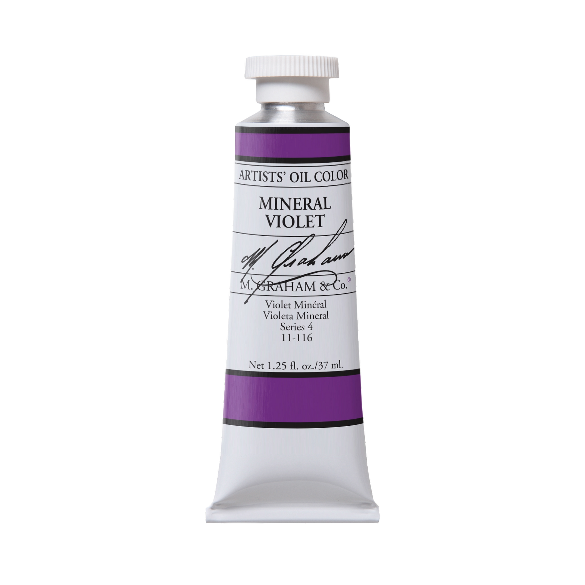 M. Graham Artists' Oil Colour - Mineral Violet, 37 ml tube