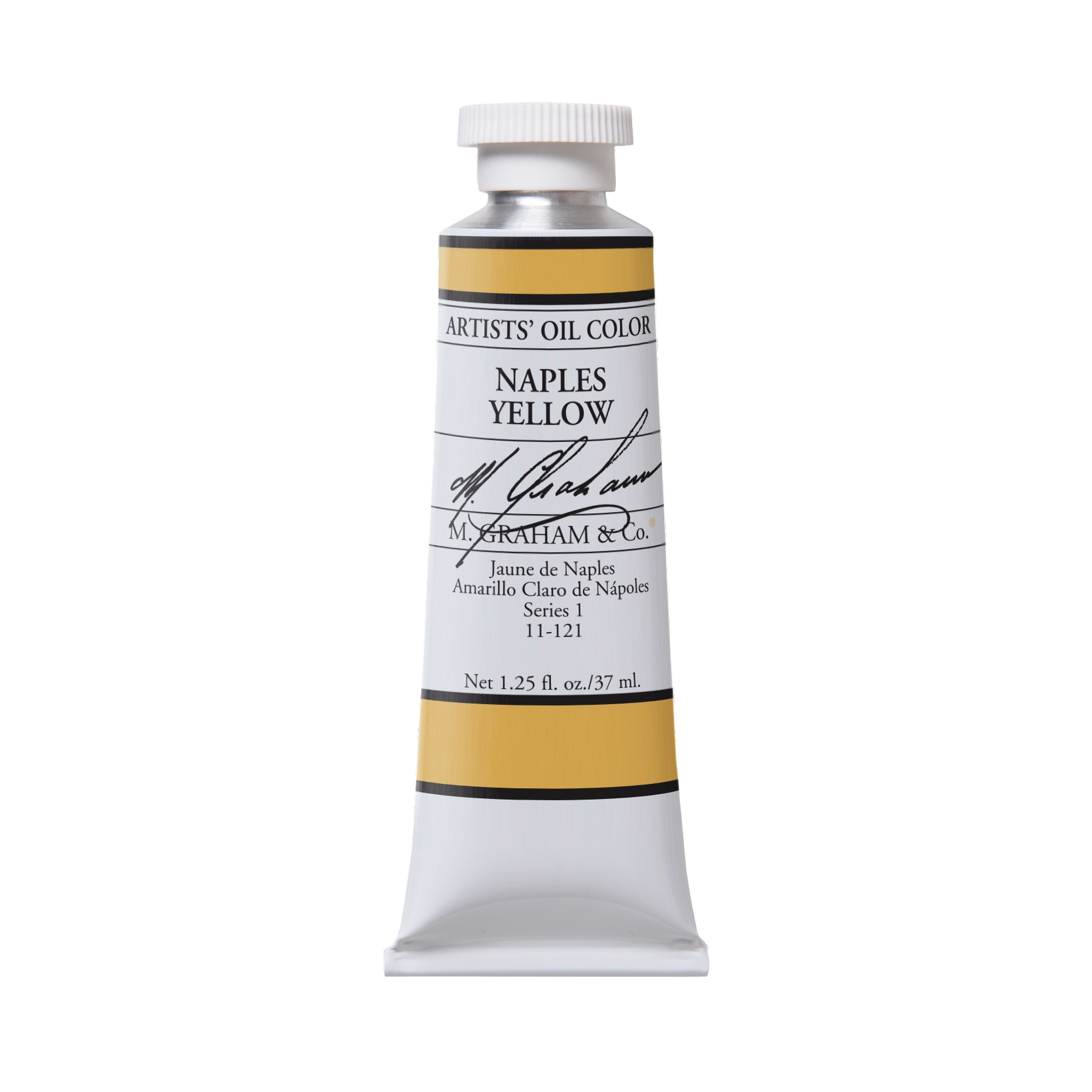 M. Graham Artists' Oil Colour - Naples Yellow, 37 ml tube