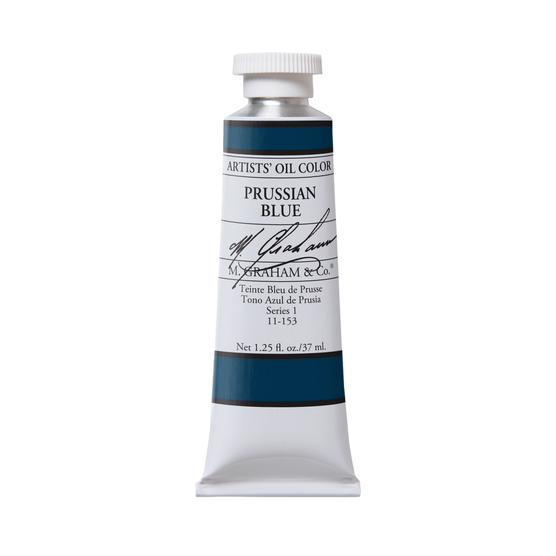 M. Graham Artists' Oil Colour - Prussian Blue, 37 ml tube