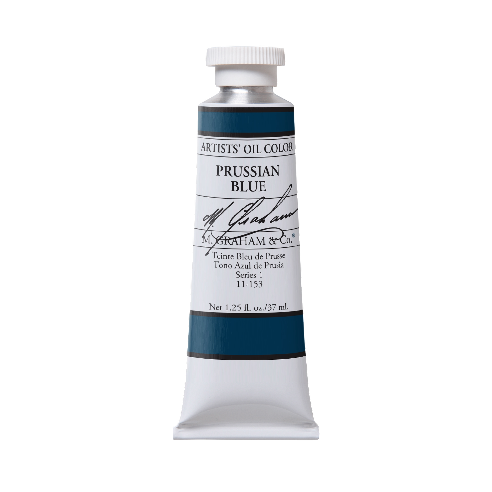 M. Graham Artists' Oil Colour - Prussian Blue, 37 ml tube