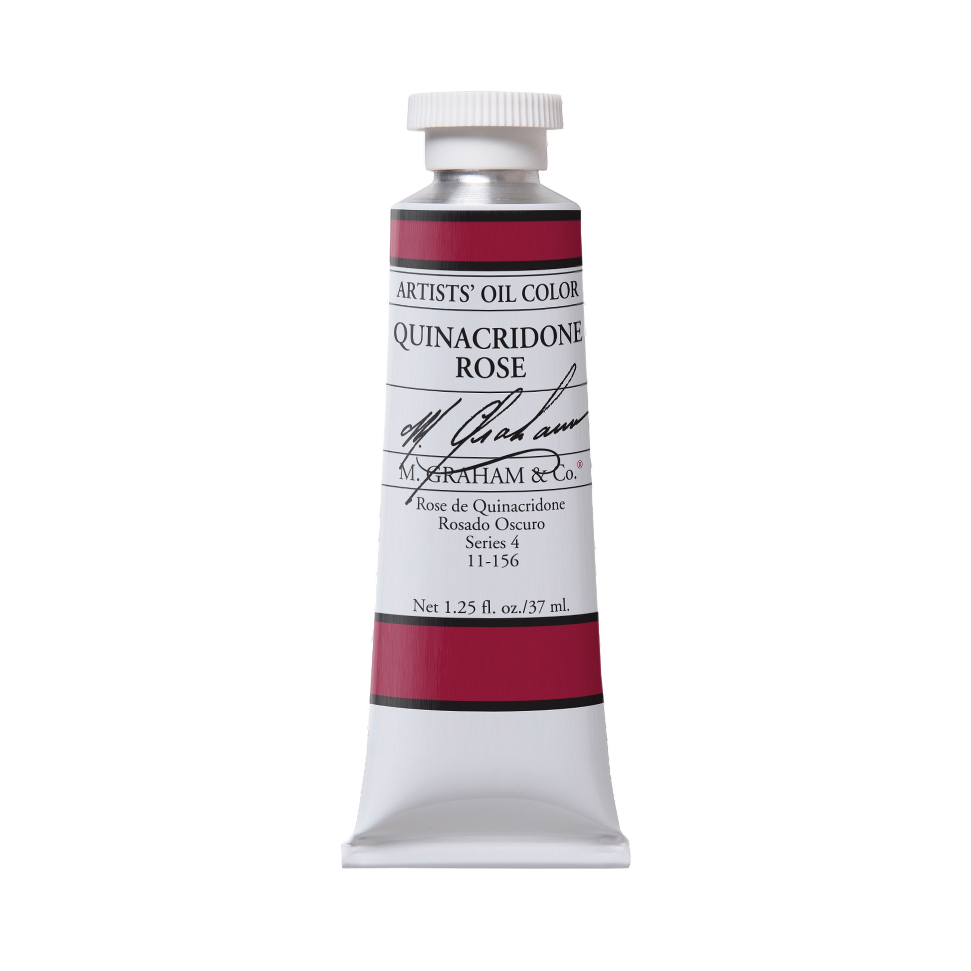 M. Graham Artists' Oil Colour - Quinacridone Rose, 37 ml tube