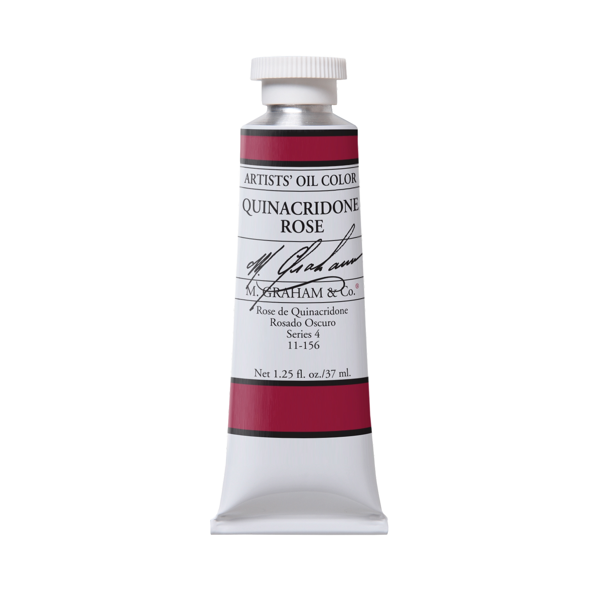 M. Graham Artists' Oil Colour - Quinacridone Rose, 37 ml tube
