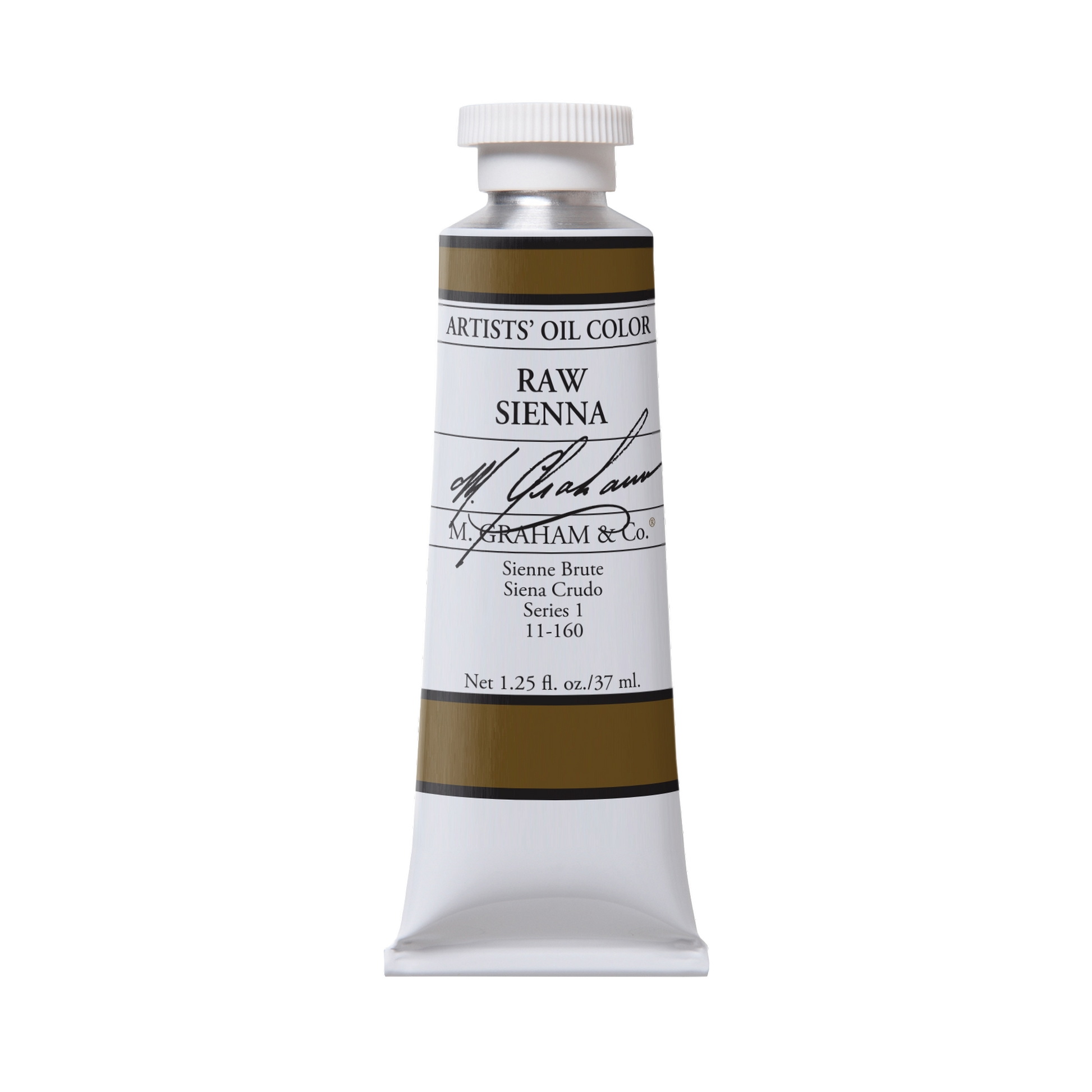 M. Graham Artists' Oil Colour - Raw Sienna, 37 ml tube