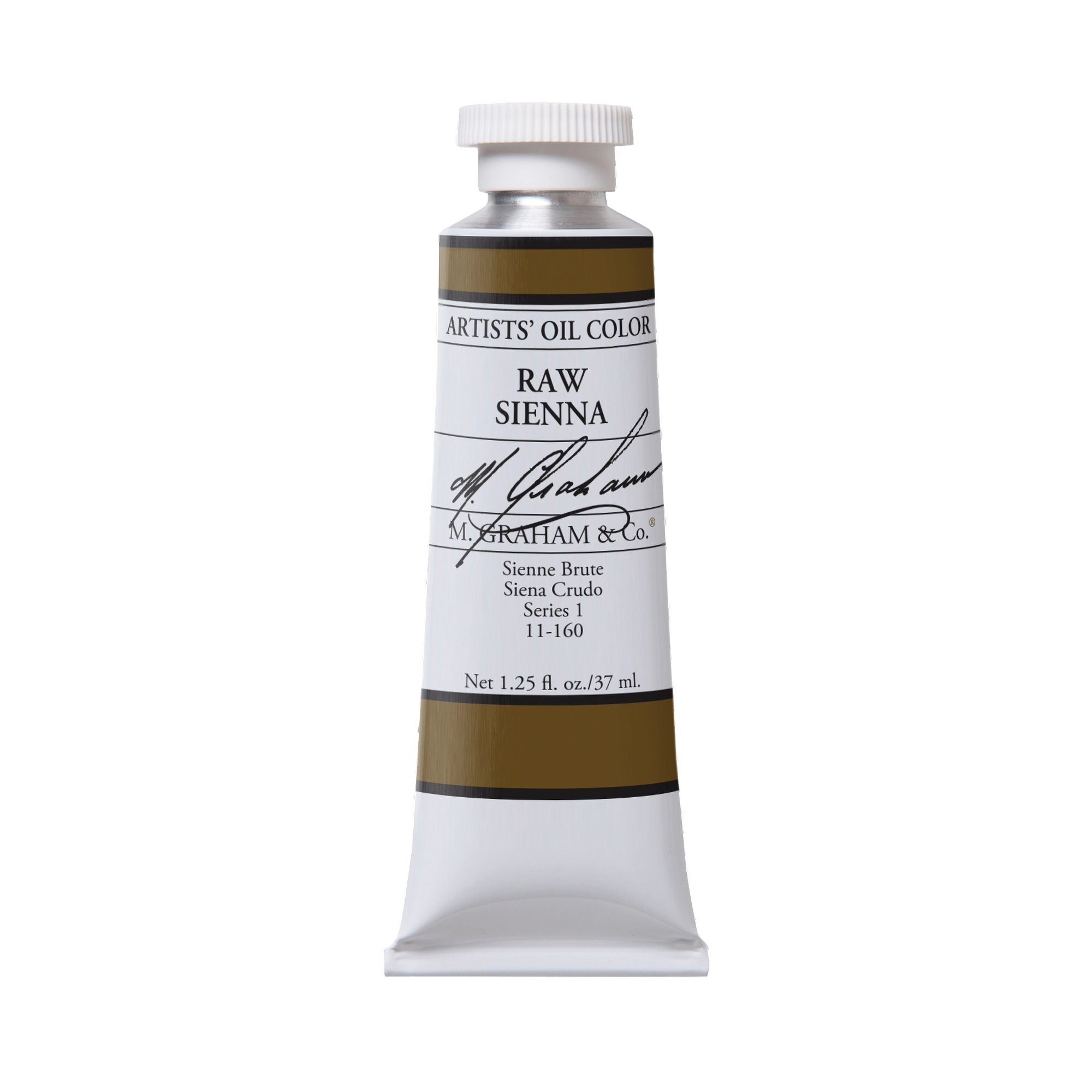 M. Graham Artists' Oil Colour - Raw Sienna, 37 ml tube