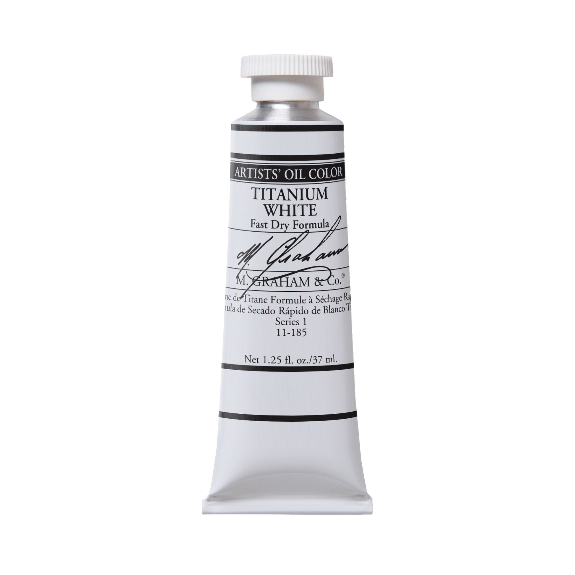 M. Graham Artists' Oil Colour - Titanium White Rapid Dry, 37 ml tube
