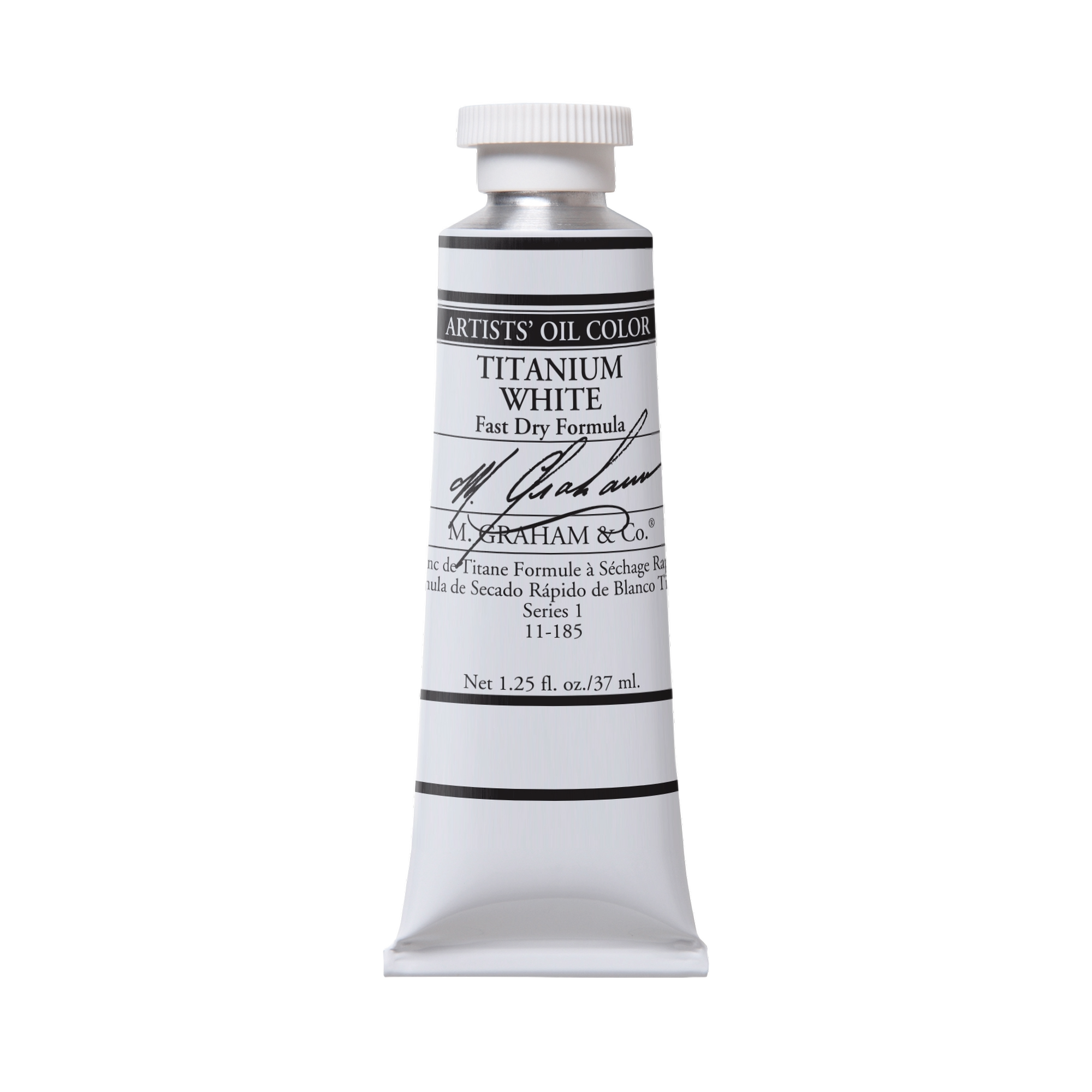 M. Graham Artists' Oil Colour - Titanium White Rapid Dry, 37 ml tube