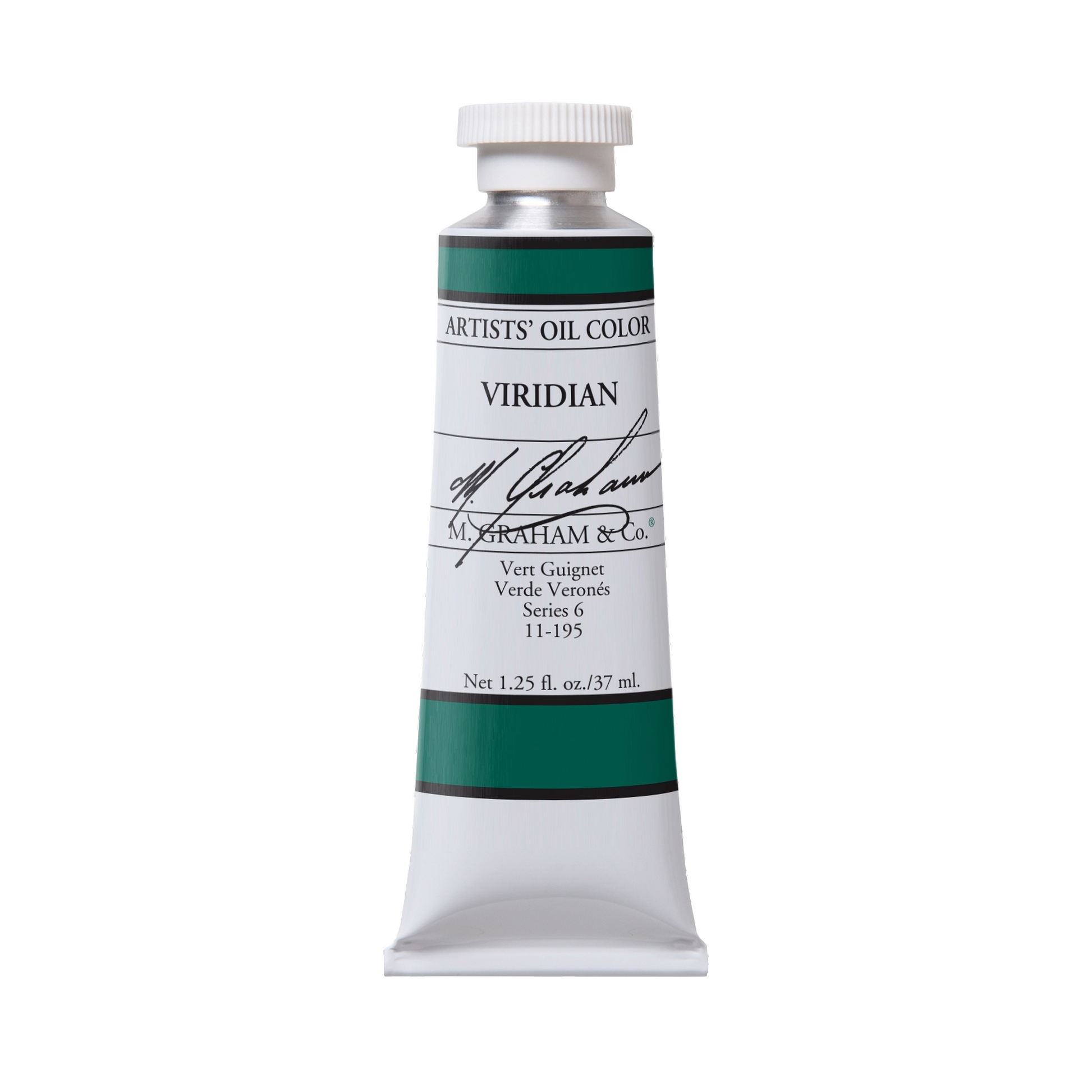 M. Graham Artists' Oil Colour - Viridian, 37 ml tube