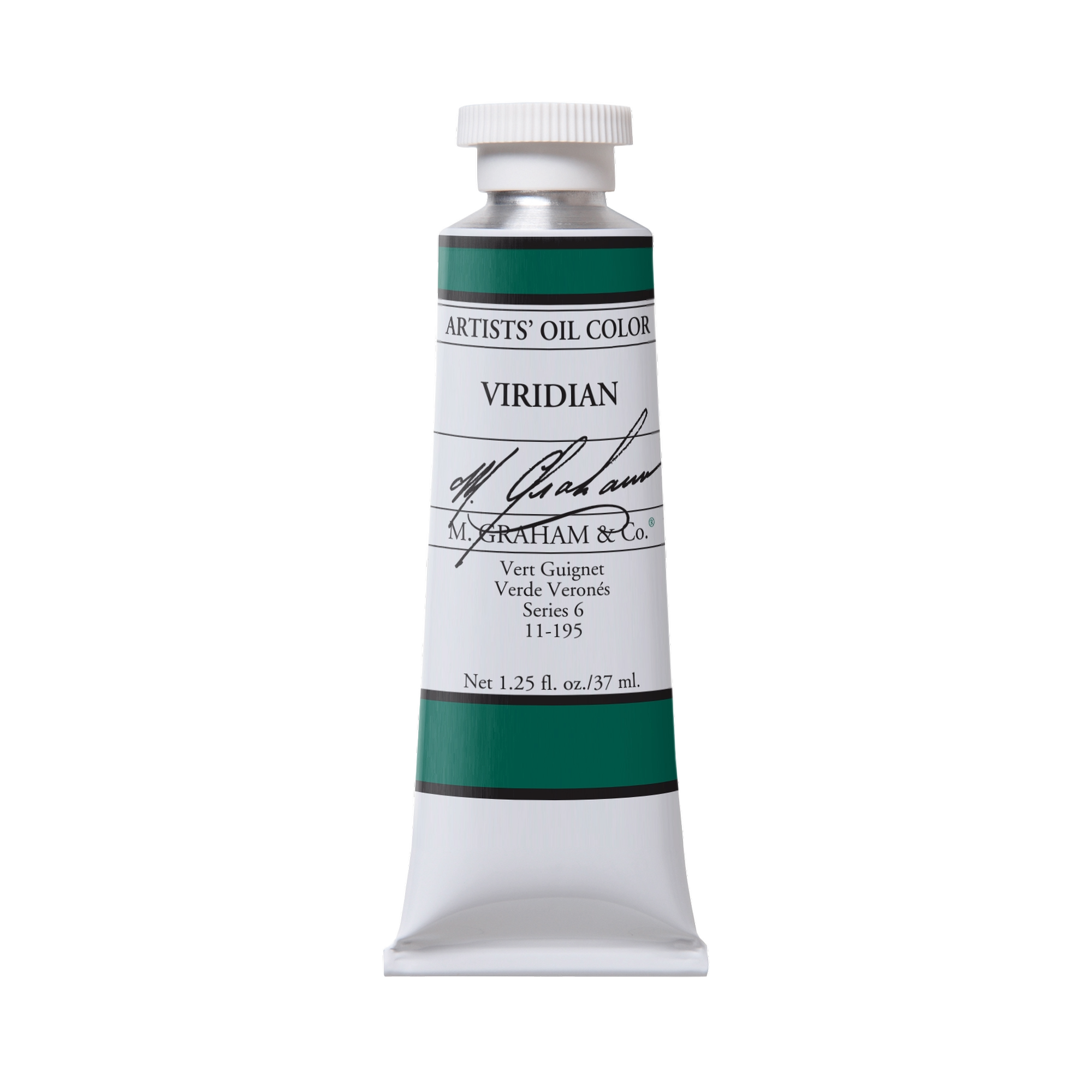 M. Graham Artists' Oil Colour - Viridian, 37 ml tube