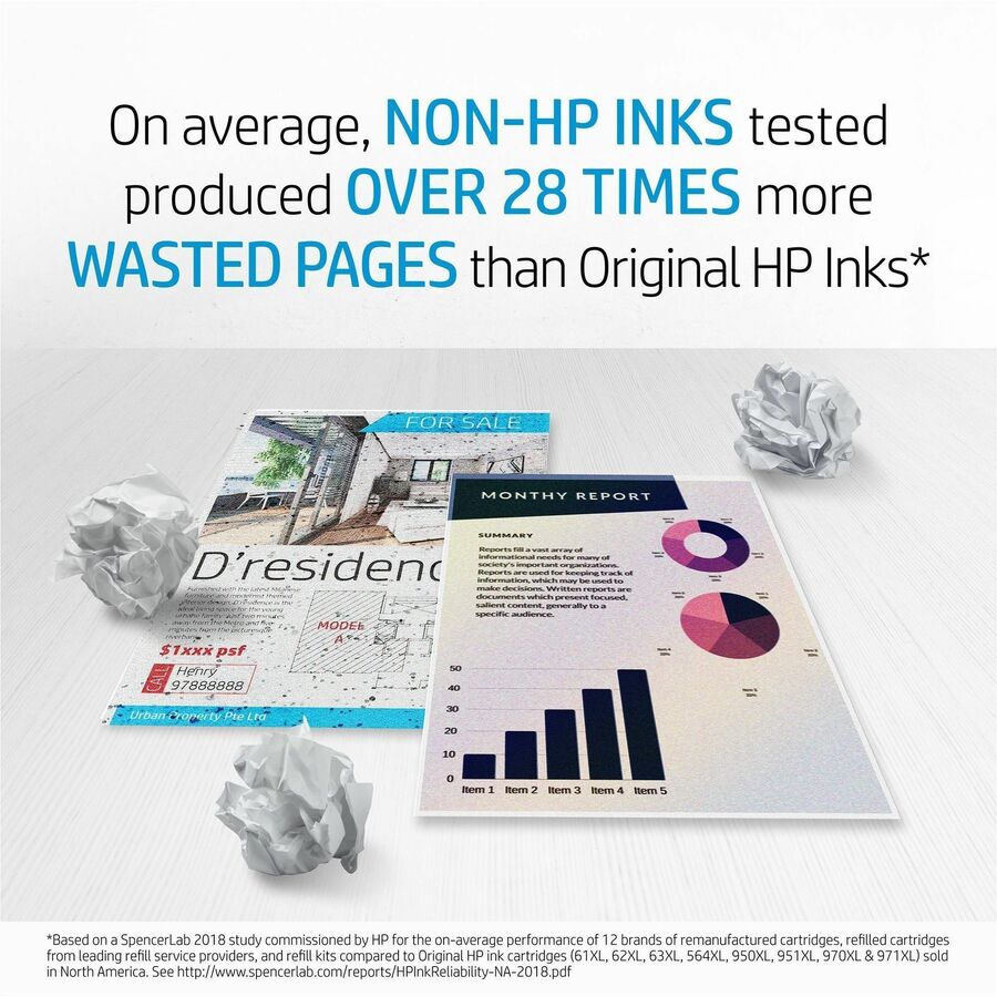 HP 21 (C9351AN) Original Inkjet Ink Cartridge - Black - 1 Each