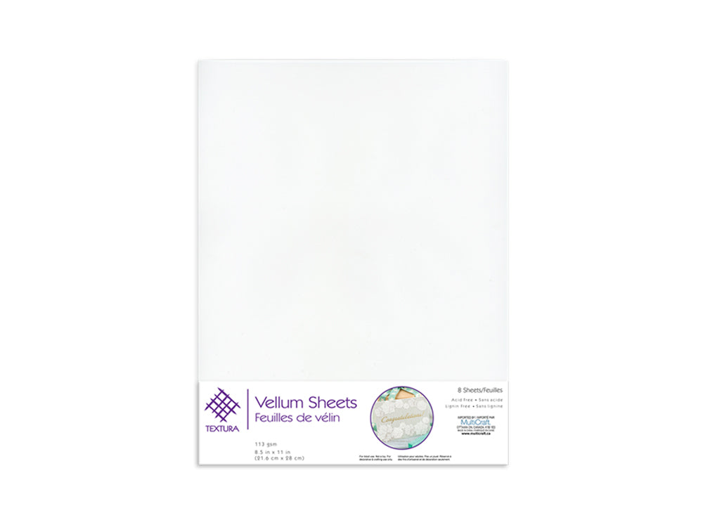 Vellum 113gsm 8pc 8.5x11"