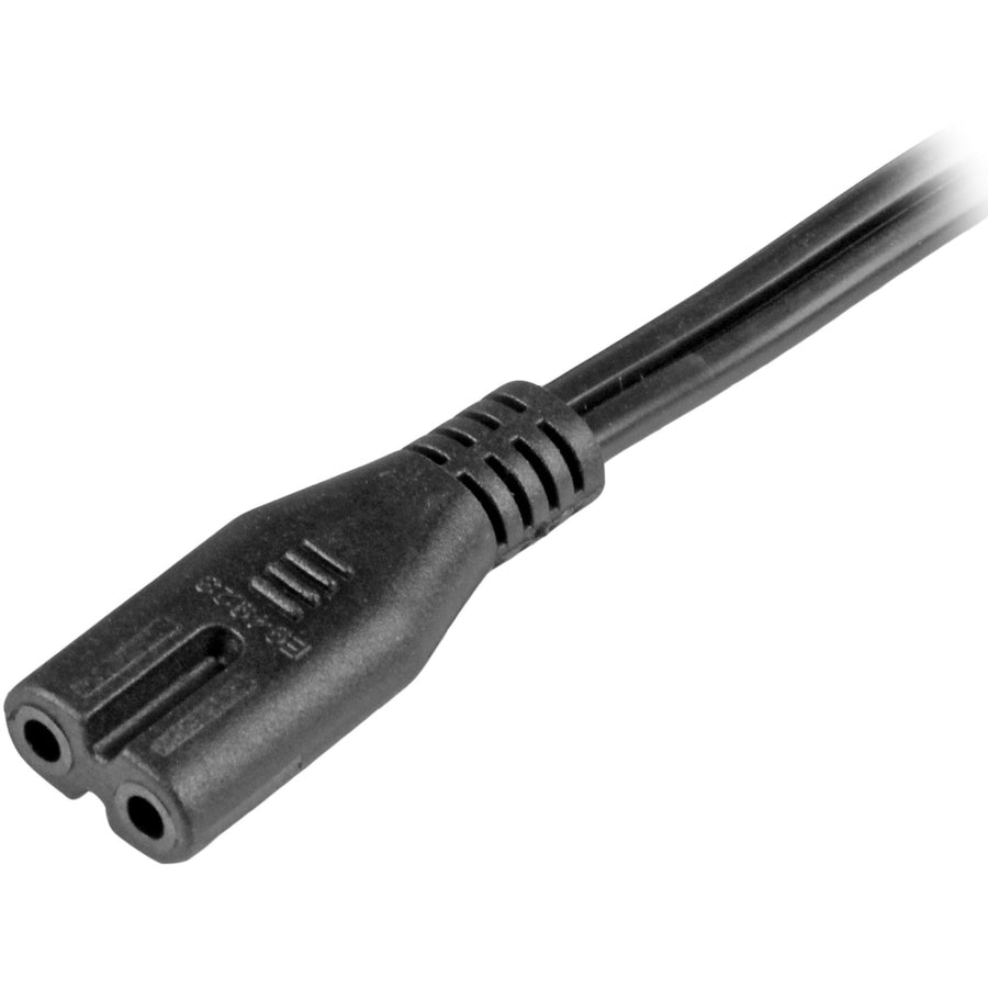 StarTech.com 6ft (2m) Laptop Power Cord, NEMA 1-15P to C7, 7A 125V, 18AWG, Laptop Replacement Power Cord, Power Brick Cable, UL Listed