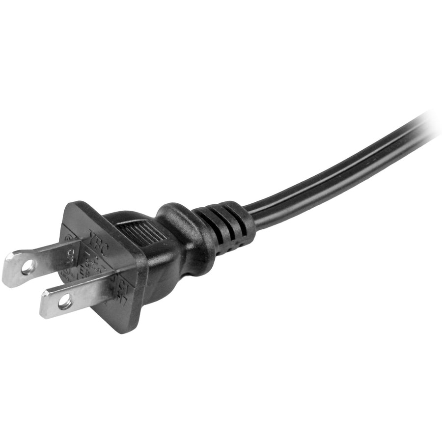 StarTech.com 6ft (2m) Laptop Power Cord, NEMA 1-15P to C7, 7A 125V, 18AWG, Laptop Replacement Power Cord, Power Brick Cable, UL Listed