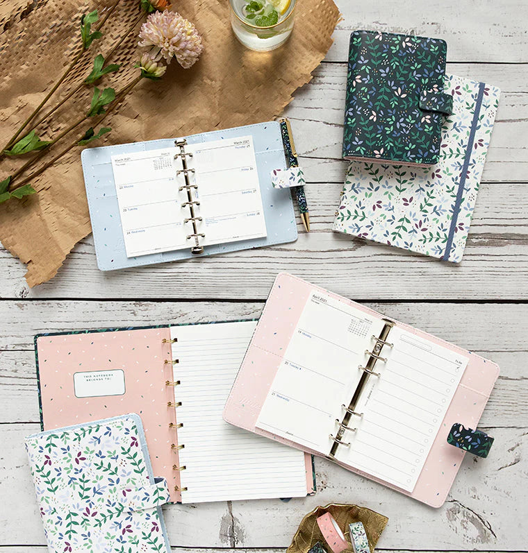 Filofax Notebook A5 Refillable – Garden Collection, Dusk
