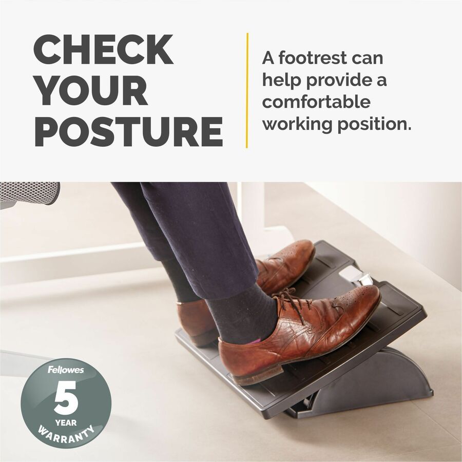 Repose-pieds réglable Fellowes Office Suites™ avec Microban®