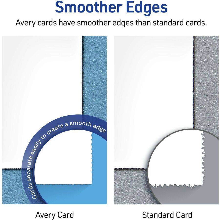 Avery® Large Tent Cardsfor Laser and Inkjet Printers, 3-1/2" x 11"