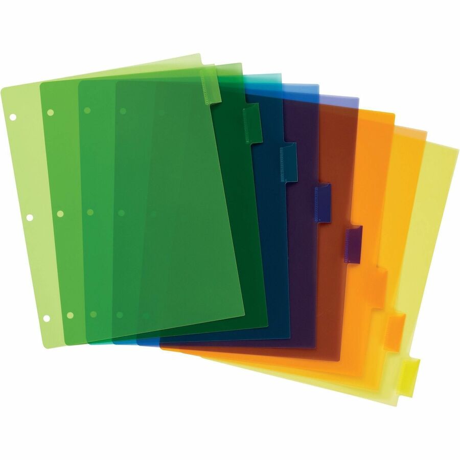 Avery Intercalaires en plastique inscriptibles Big TabMC pour imprimantes laser et à jet d'encre, 23,5 cm x 28,3 cm, 8 onglets, 1 paquet