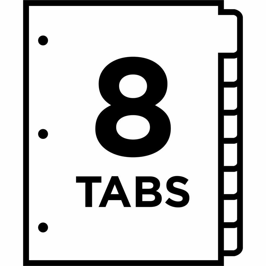 Avery® Big Tab„¢ Write & Erase Dividers8 tabs