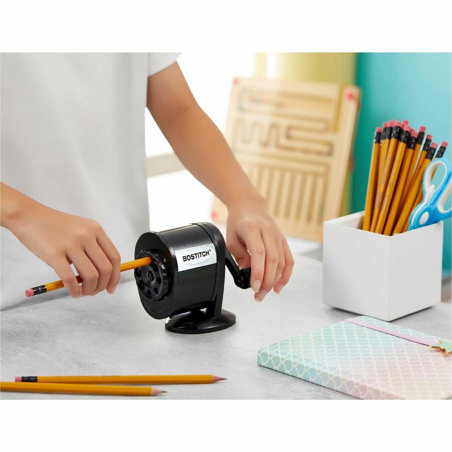 Taille-crayon manuel antibactérien Bostitch – Noir