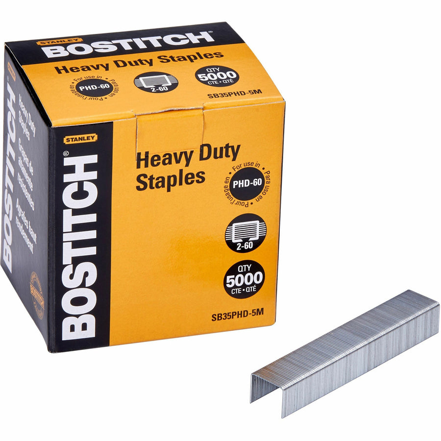 Bostitch PHD-60 Heavy-Duty Premium Staples - 60-Sheet, Box of 5000