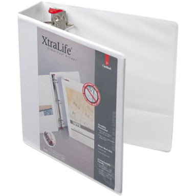 Cardinal XtraLife ClearVue Non-Stick Locking Slant-D Ring Binder - 5"
