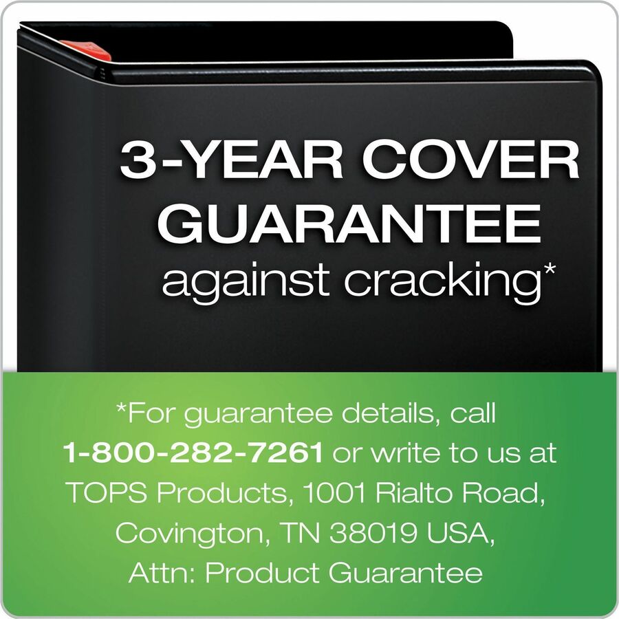 Cardinal&reg; Xtralife ClearVue Locking Slant-D Binder - CRD26361